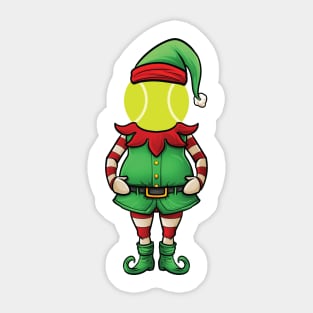 Padel Christmas Elf Sticker